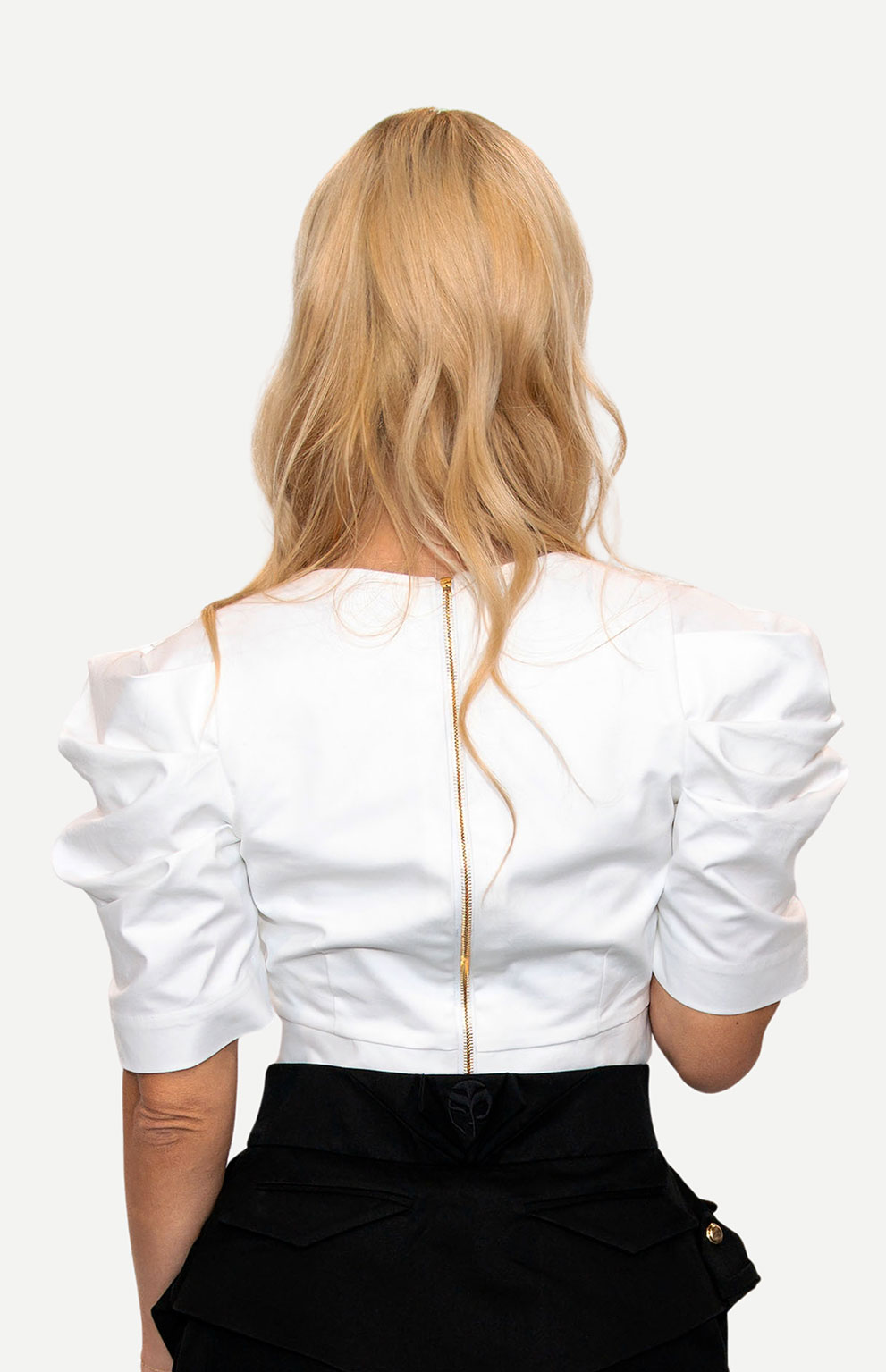 Midi puff-sleeve Top - Perseea